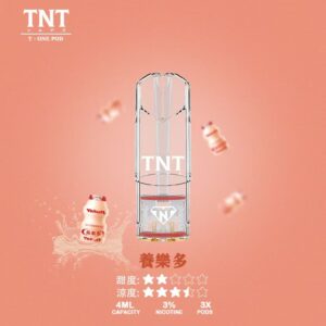TNT煙彈養熱多口味包裝示意圖