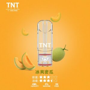 TNT煙彈冰爽蜜瓜口味包裝示意圖