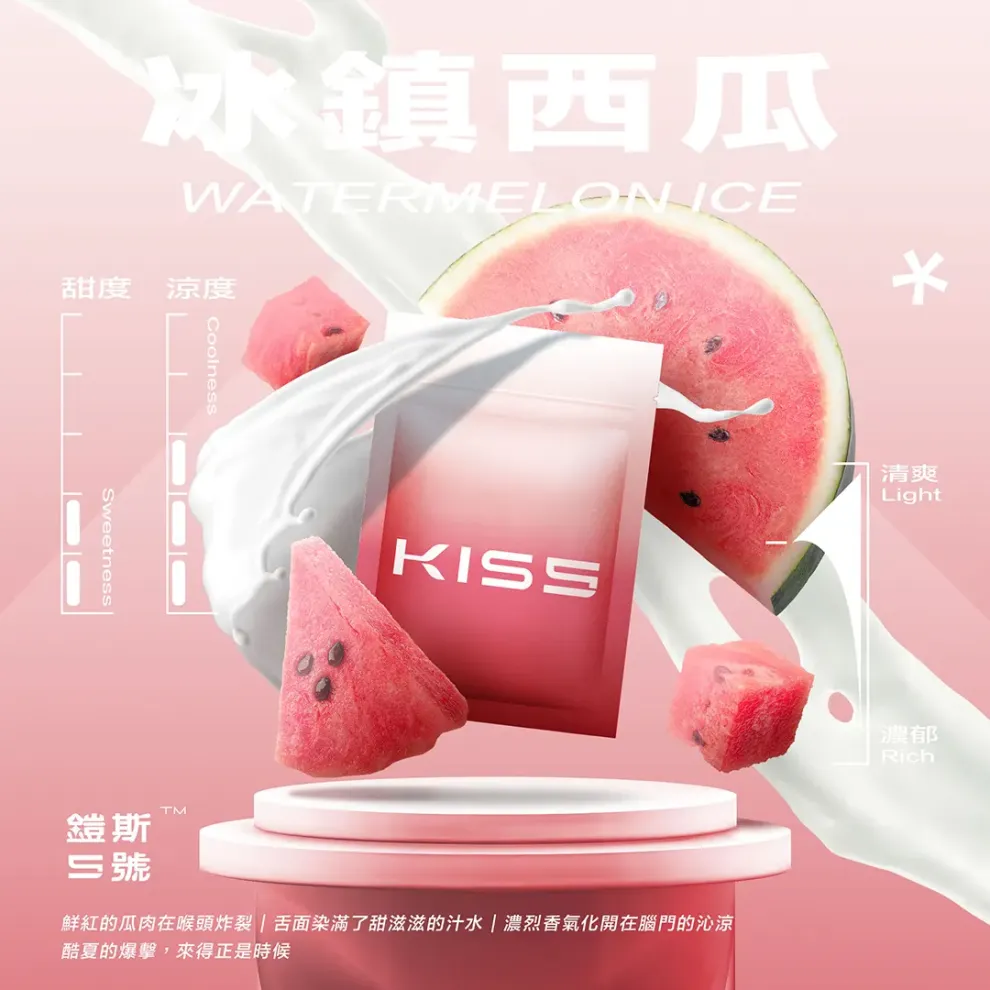KIS5 煙彈「冰鎮西瓜」深度評測：夏季消暑必備的激涼口感全解析