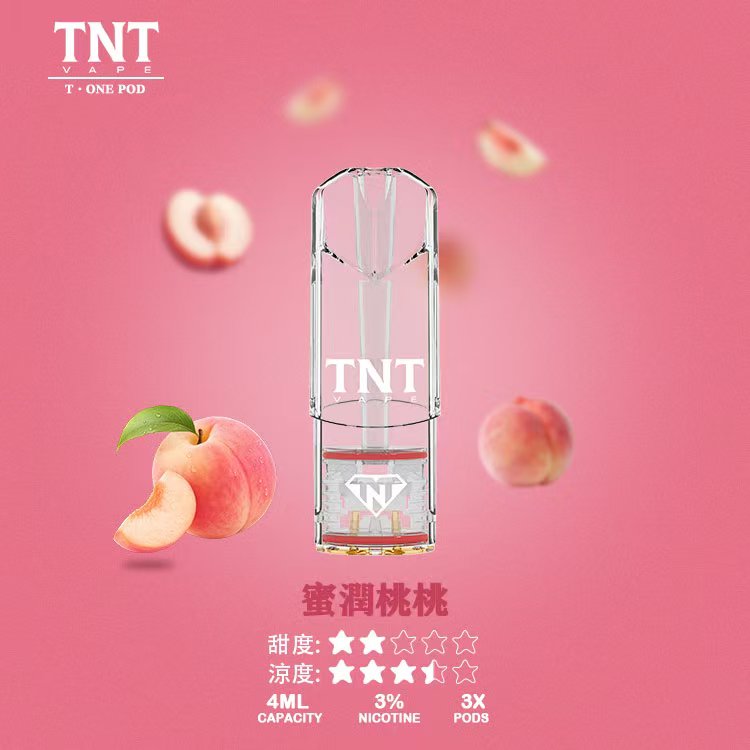 【新品評測】TNT煙彈蜜潤桃桃：解鎖舌尖上的粉紅風暴，感受水蜜桃爆汁的極致溫潤