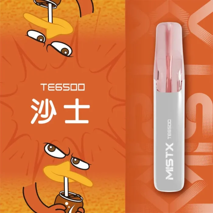 MISTX TE6500 鴨嘴獸電子煙「沙士口味」完整解析：復刻經典童年辛香與爆爽冰感